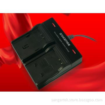 Double/Dual channels camera battery charger